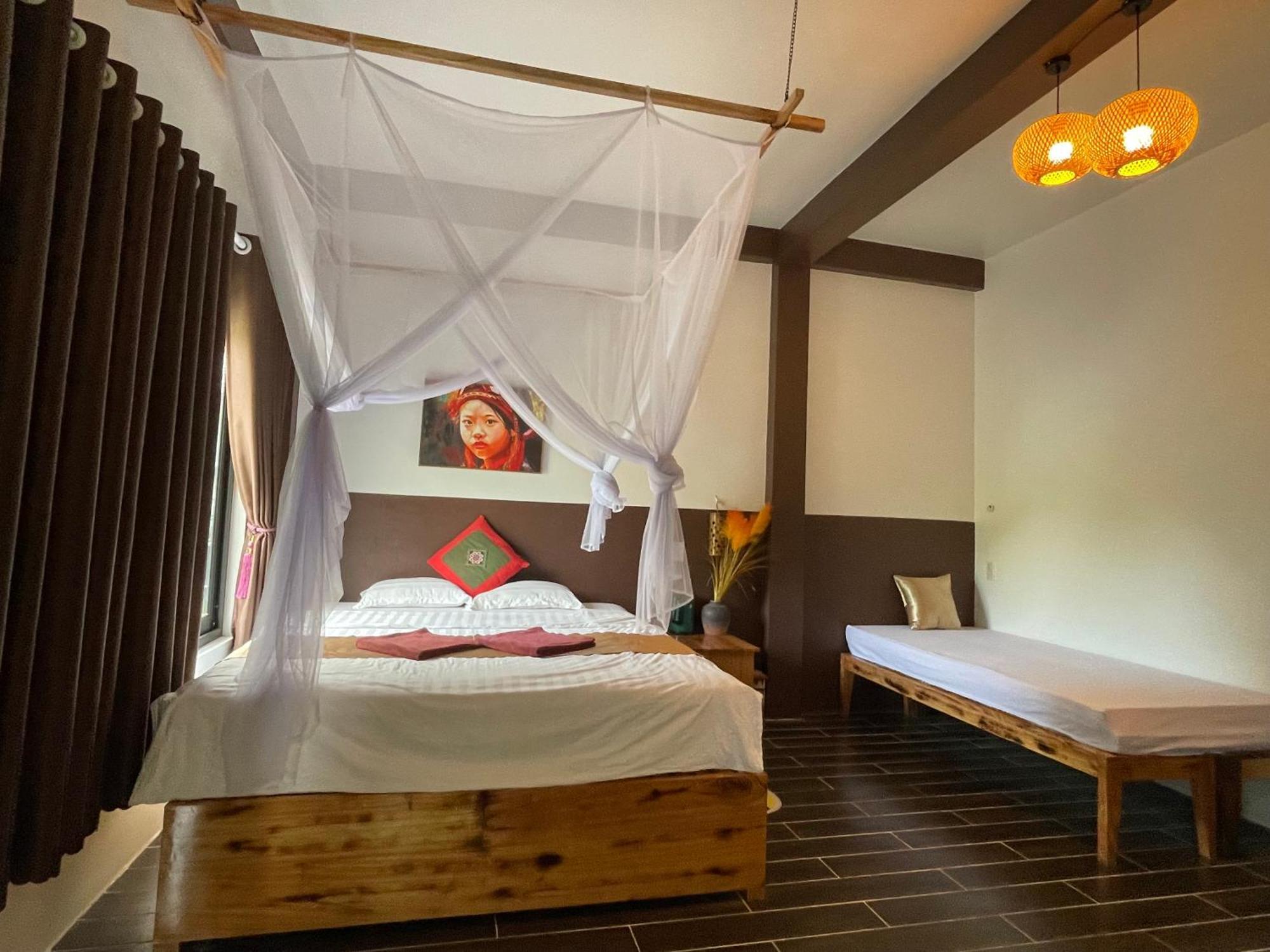 Vu Linh Palm House Homestay - Bungalow Yen Bai Εξωτερικό φωτογραφία