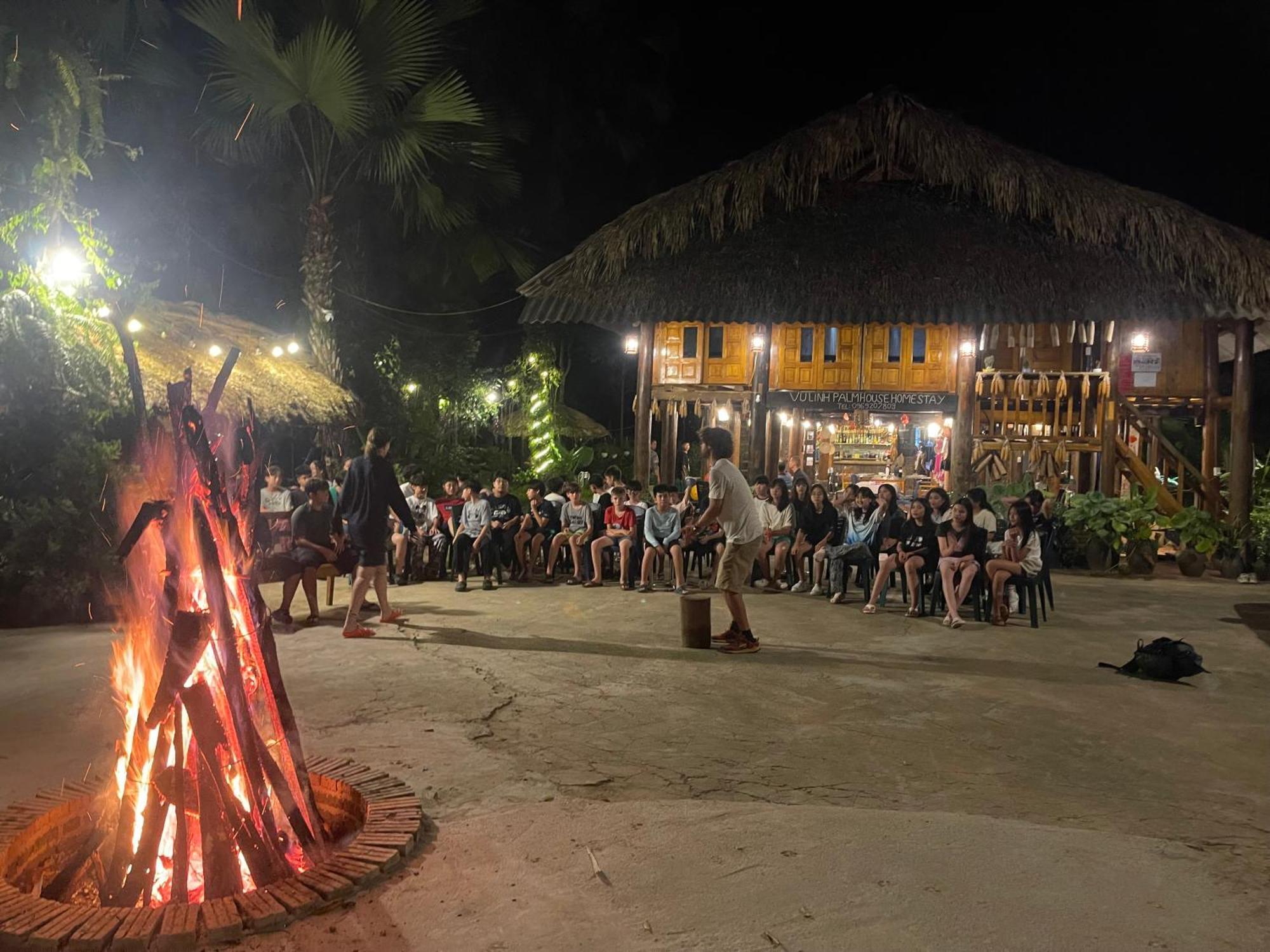 Vu Linh Palm House Homestay - Bungalow Yen Bai Εξωτερικό φωτογραφία