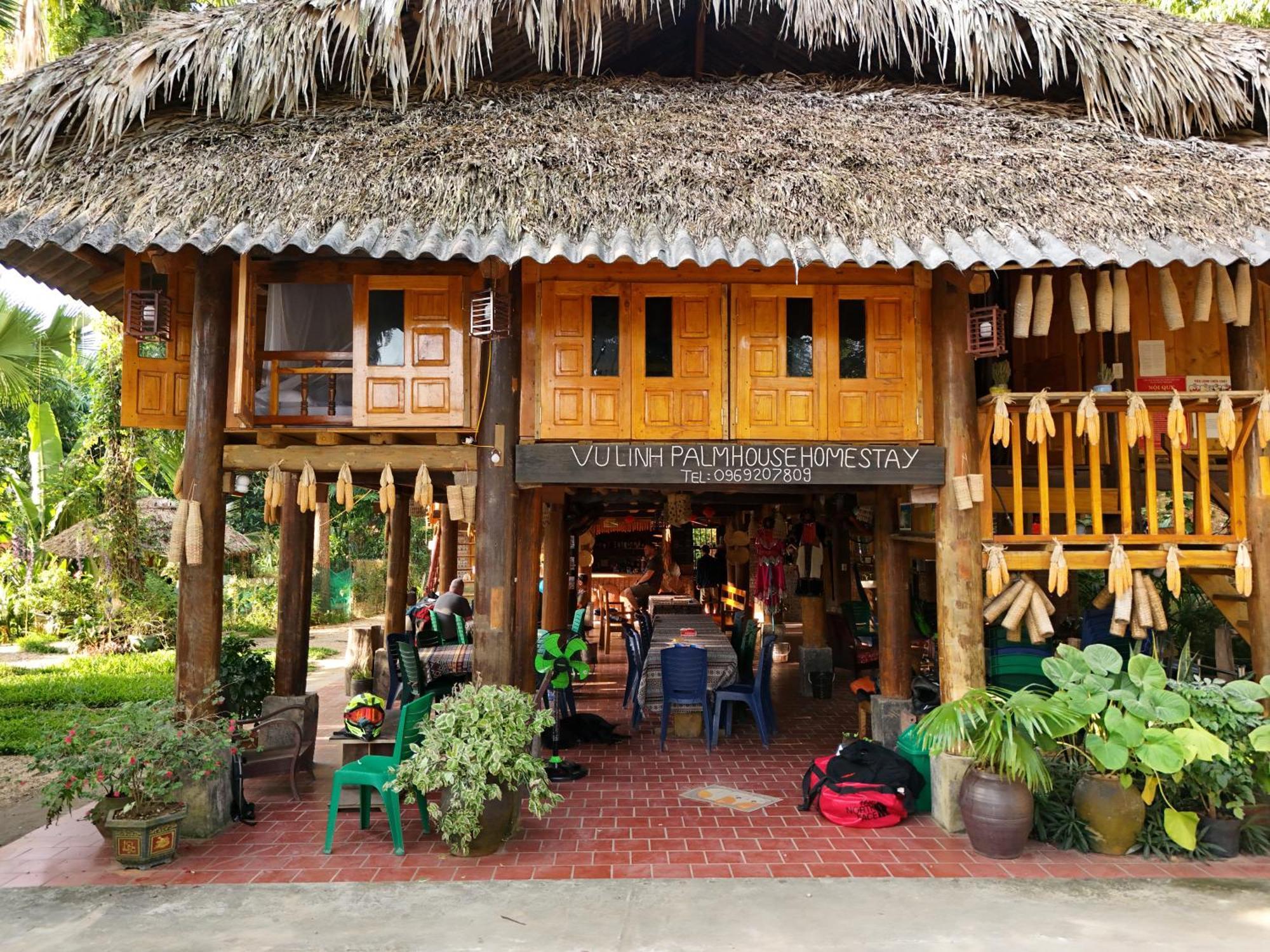 Vu Linh Palm House Homestay - Bungalow Yen Bai Εξωτερικό φωτογραφία